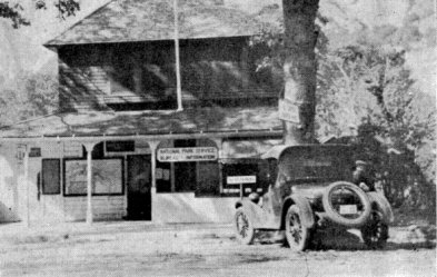 The first park office in Old Village up to 1924