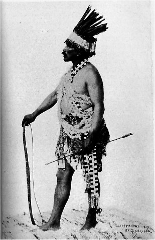 Francisco, a Yosemite Indian, in dance costume