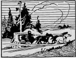 Woodcut (Stage coach)