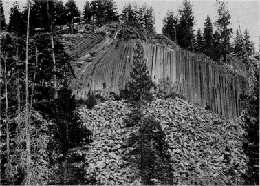 Devils Postpile, Excluded from Yosemite in 1905. By J. N. LeConte
