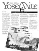 Cover, Yosemite, Fall 1989