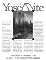 Cover, Yosemite, Winter 1989