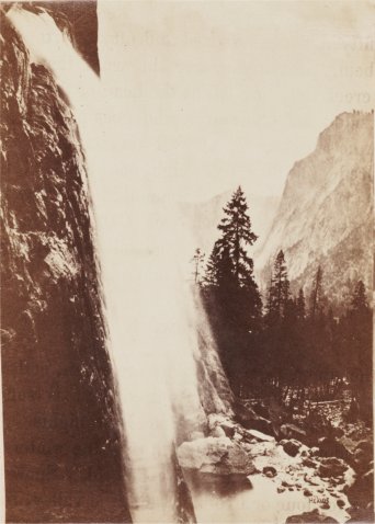 VIII. Base of Lower Yosemite Fall, at low water.