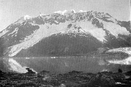 Alpenglow on Summit of Mt. Muir, Harrison Fiord, Prince William Sound