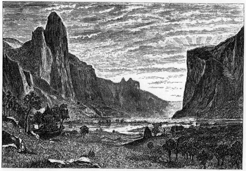 Frontispiece: THE YO-SEMITE VALLEY