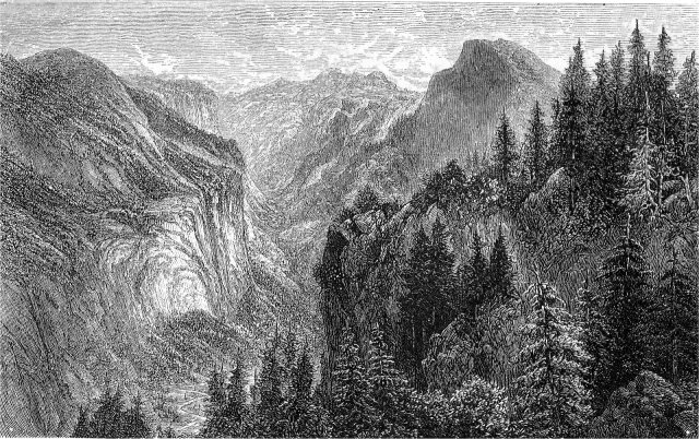 Tenaya Canyon, Yosemite Valley