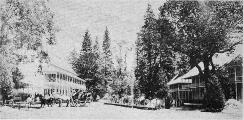 Scene in Old Yosemite Village c. 1903