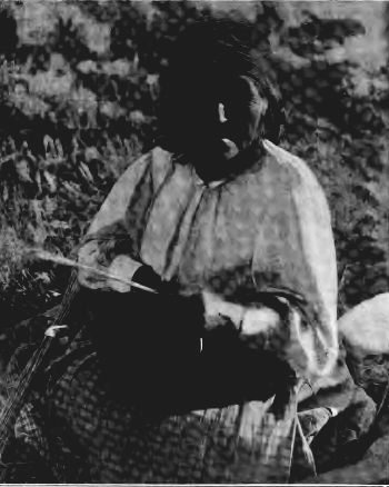 STUDY OF A TYPICAL BASKET-MAKER OF CAHUILLA