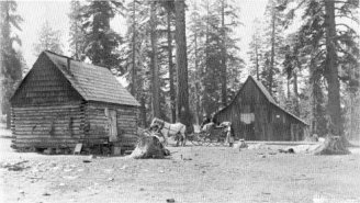 Curtin’s “Cow Camp” at Gin Flat on the Big Oak Flat Road, 1901.