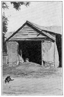 The first school house, Indian Gulch, built of adobe brick, 1854