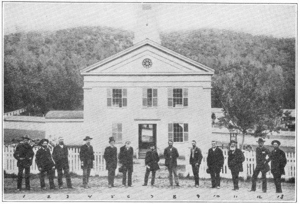 The Mariposa County Court House and pioneer officials