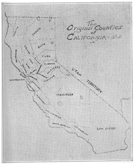 Mariposa County, “Mother of Counties”, one of the original twenty-seven counties