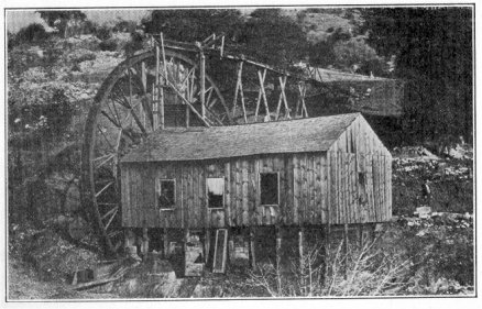 Water-power quartz mill, near Mariposa, 1850