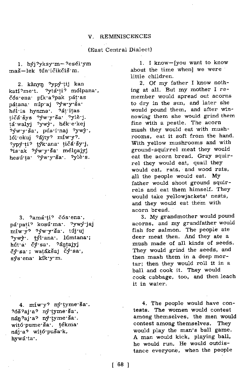 Texts: V. Reminiscences (Page 68)