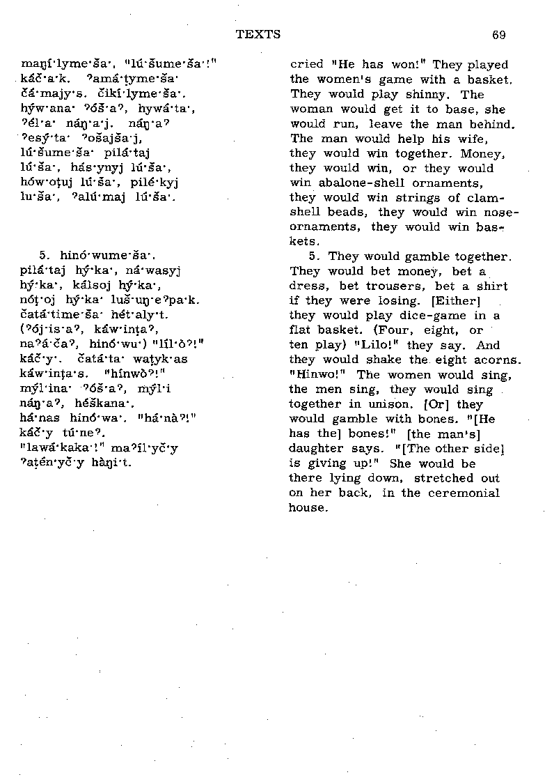 Texts: Reminiscenses continued (Page 69)