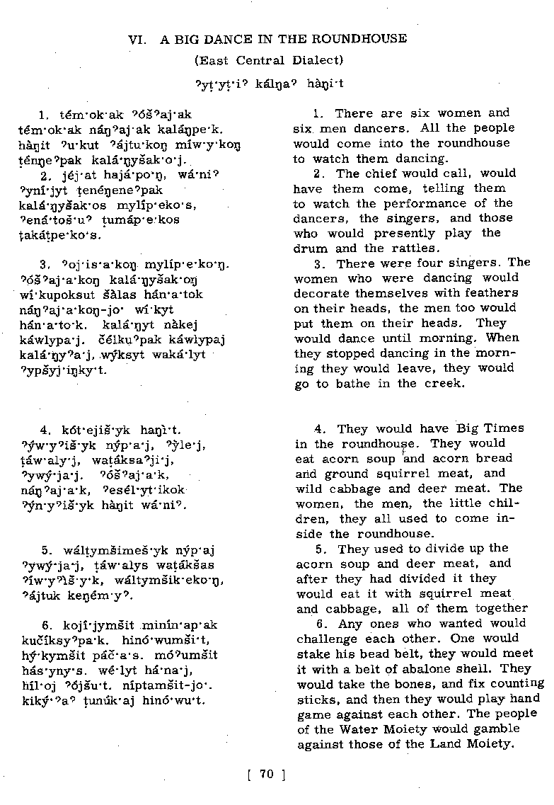 Texts: VI. A Big Dance in the Roundhouse (Page 70)