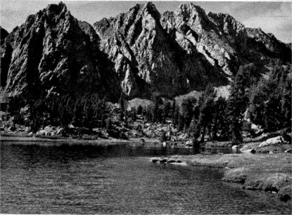 Peaks above Purple Lake (William Hail)