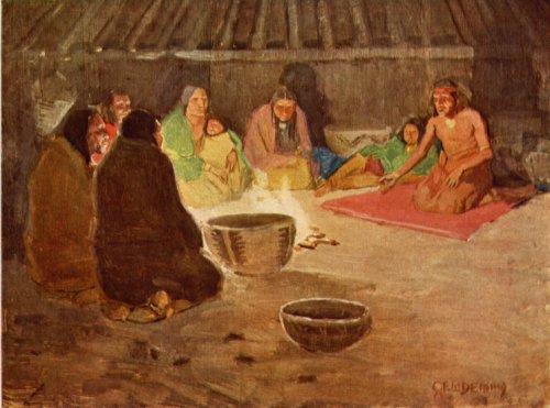 Recital of the Ancient Myths in the Roundhouse at Night