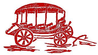 Drawing of Wagon in red