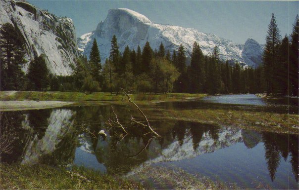 Half Dome in spring
