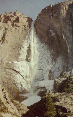 Yosemite Fall in winter
