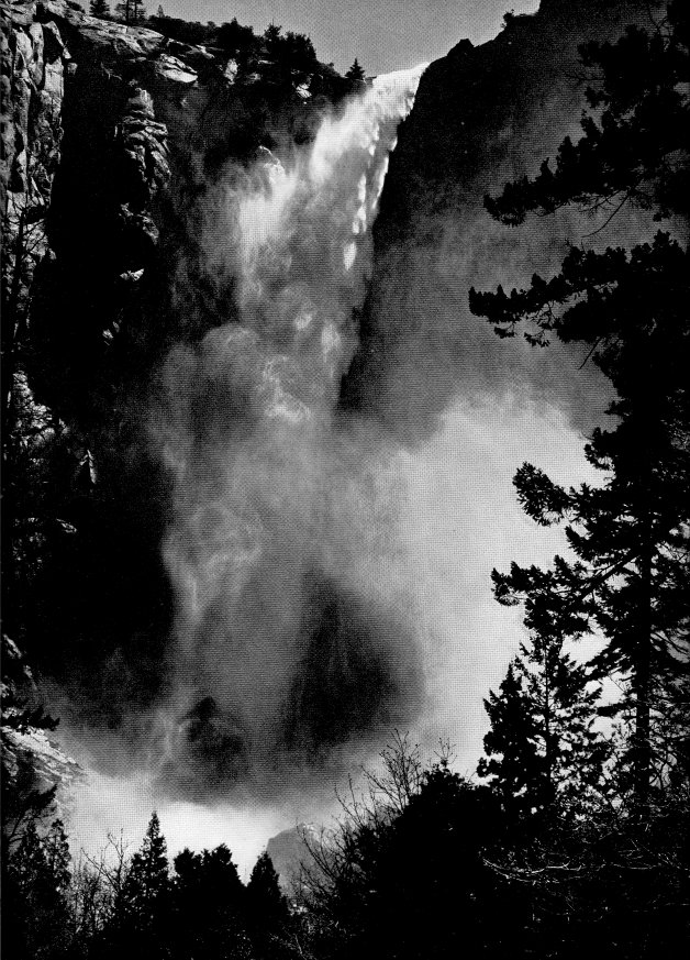 Bridalveil Fall by Ansel Adams