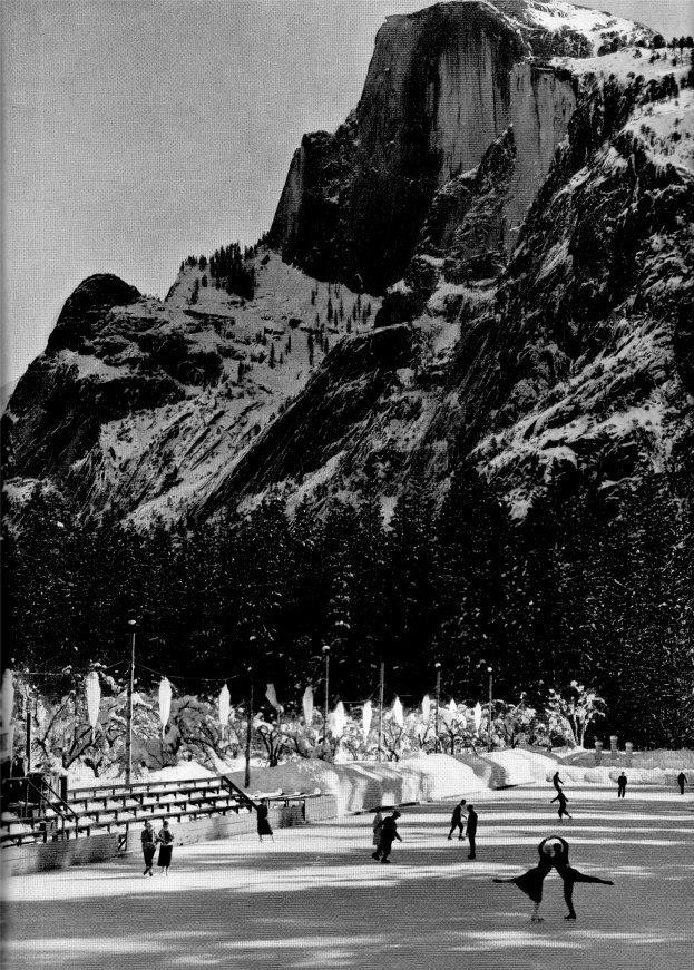 Ice Skating by Ansel Adams