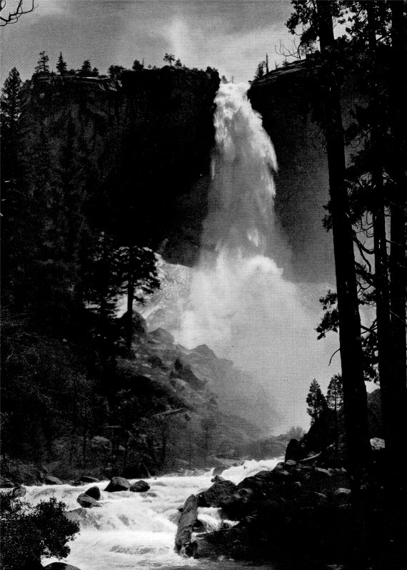Nevada Fall by Ansel Adams