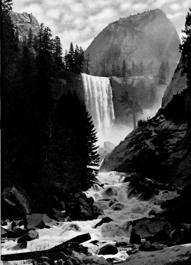 Vernal Fall by Ansel Adams