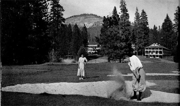 Wawona Hotel and golf course by Ansel Adams