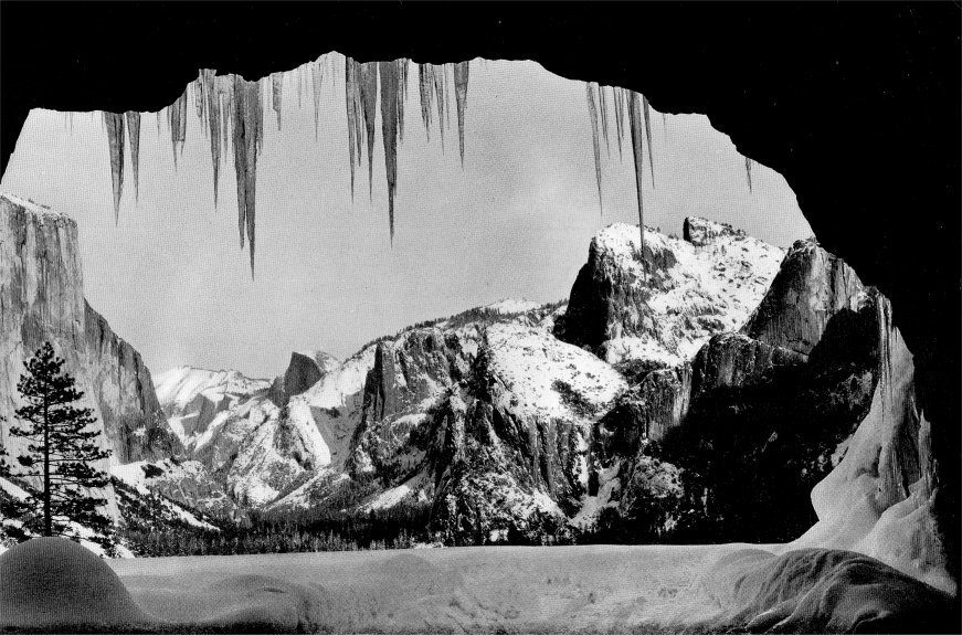 Wawona Tunnel View by Ansel Adams