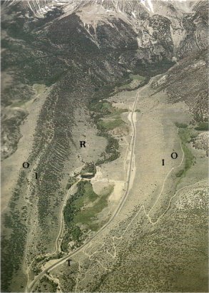 Moraines in Lee Vining Canyon