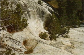 Potholes up side of Pothole Dome