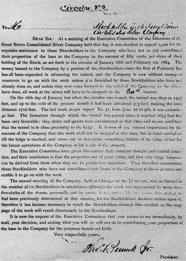 1884 circular