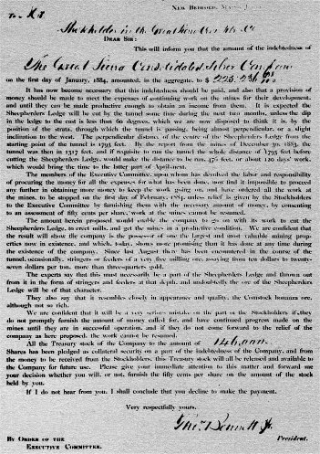 1884 letter