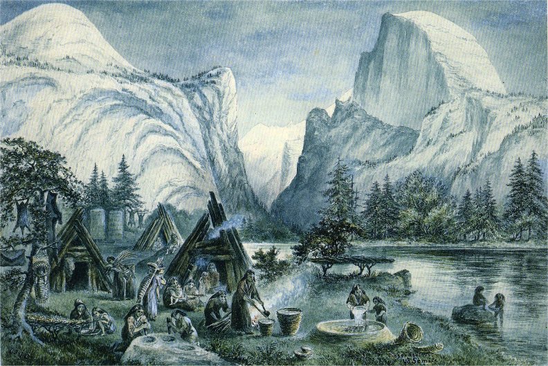 Digger Indians, Yosemite, 1878 by Constance Frederica Gordon-Cumming
