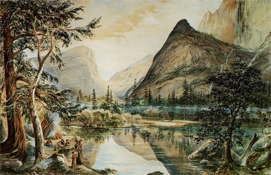Indian Life at Mirror Lake, 1878 by Constance Frederica Gordon-Cumming