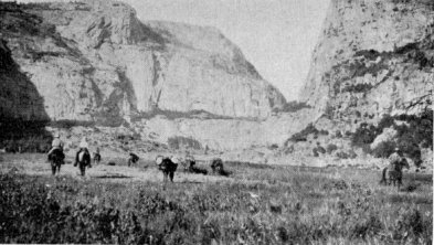A Dude Party camping in Hetch Hetchy, 1918