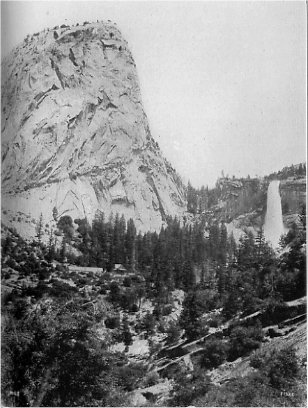 Liberty Cap and Nevada Falls