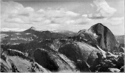 Two Yosemite Domes. Mount Star King and Half Dome