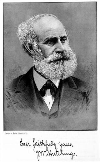Portrait of Author [Ever faithfully yours, Jm M. Hutchings.
