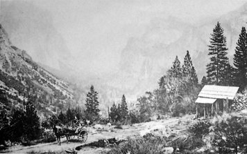 Yo Semite Valley, Cal. General View from Artist Point, and Wawona Road.