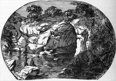 The upper side of Lower Natural Bridge.