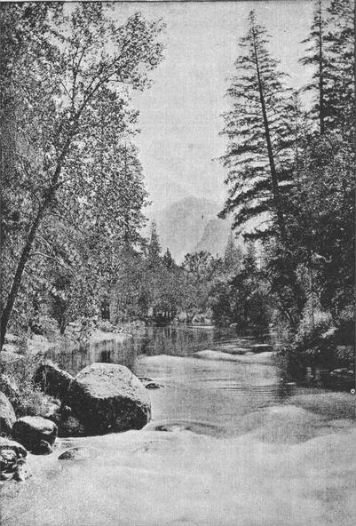 Merced River view from El Capitan Bridge.