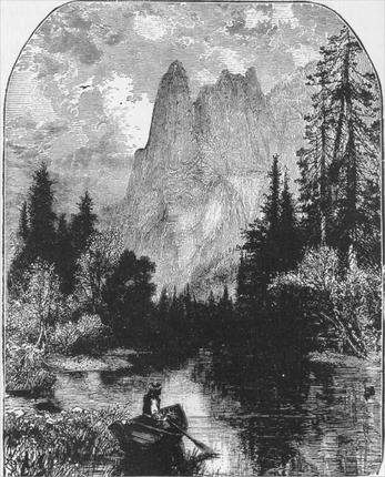 The Sentinel (3,069 feet above the Valley.).