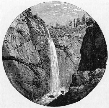 The Too-lool-a-we-ack, or Glacier Cañon Fall (400 feet high).