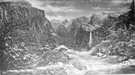 The Advent of Winter at Yo Semite Valley.
