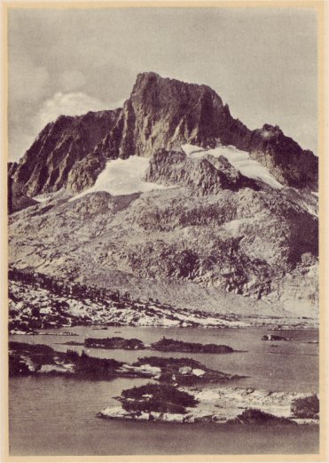 Banner Peak, 12,957 feet high, with Thousand Island Lake nestling at its base. PHOTO BY BEST STUDIO
