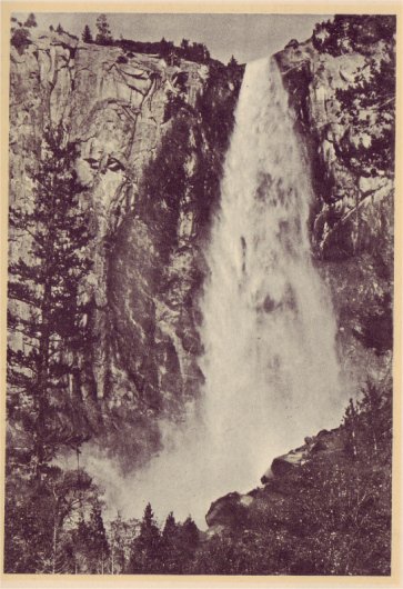 Bridal Veil Falls, a silvery spray wafted by the winds as it drops 620 feet. PHOTO BY BEST STUDIO