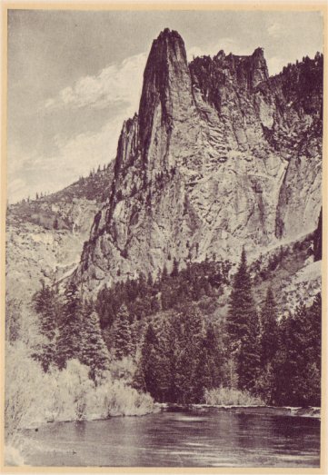 Sentinel Rock, guardian over Yosemite Valley, resembles a Cathedral built upon a mountain. PHOTO BY A. WIEDERSEDER